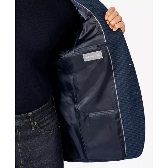 Deals 🎉 Michael Kors Men's Modern-Fit Check Sport 🧥 Coat Brown ⭐ - Image 5