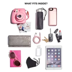 Hot Sale 😀 Michael Kors Signature Jet Set Charm Small Dome Crossbody Heritage Blue Multi 🔔