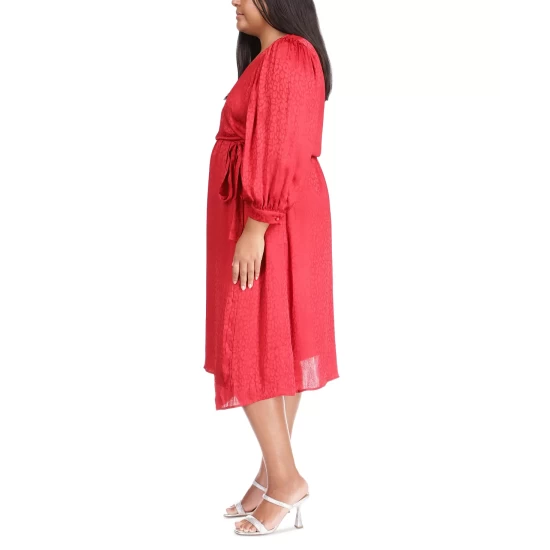 Wholesale ๐ฏ Michael Kors ๐ฉ Women's Cheetah-Print Dewdrop Chiffon Tunic Husk ๐งจ - Image 4