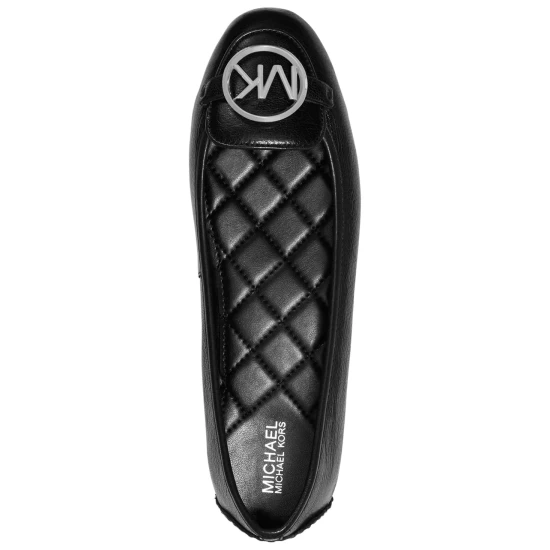 Coupon π Michael Kors π© Women's Lillie Moccasin Flats Shiny Black β - Image 5