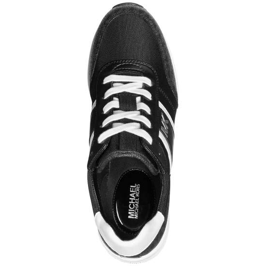 Brand new π€© Michael Kors π© Women's Mabel Trainer Lace-Up π Sneakers Black 𧨠- Image 4