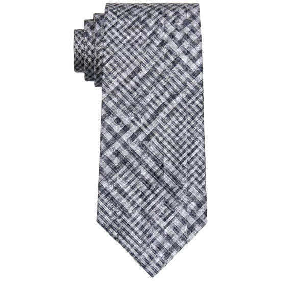 Cheap 😍 Michael Kors Men's Classic Design Glenplaid Tie Blue Multi ⭐ - Image 4