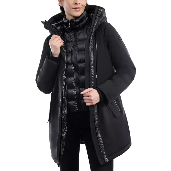 Flash Sale β€οΈ Michael Kors π© Women's Hooded Parka Black βοΈ - Image 5