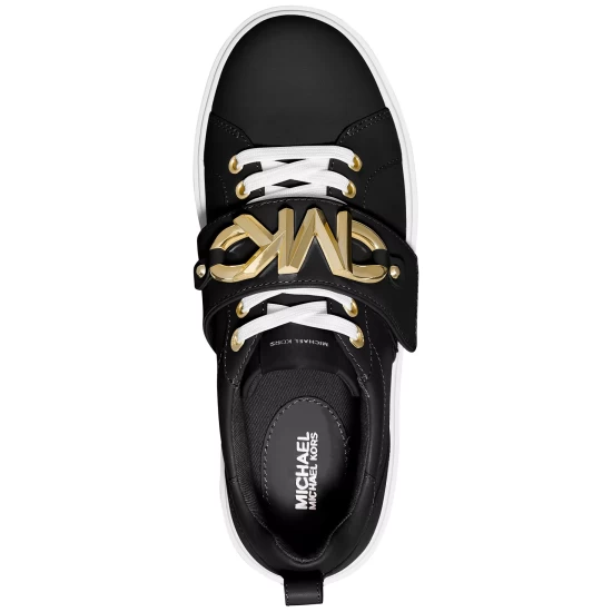 New β Michael Kors π© Women's Emmett Lace-Up π Sneakers Optic White β - Image 4