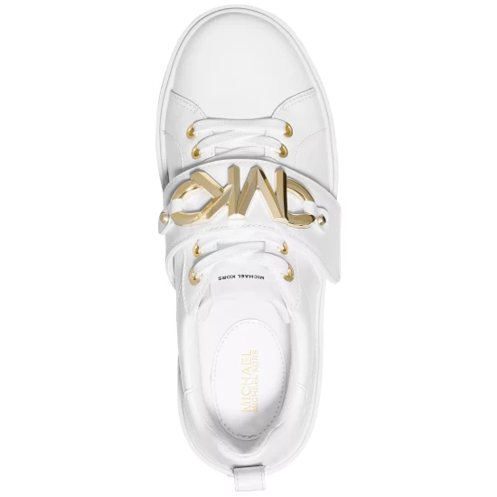 New β Michael Kors π© Women's Emmett Lace-Up π Sneakers Optic White β - Image 5
