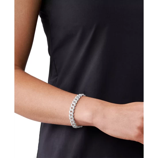 Brand new 𧨠Michael Kors Gold-Tone Sterling Silver Cubic Zirconia Link Statement Bracelet π - Image 3