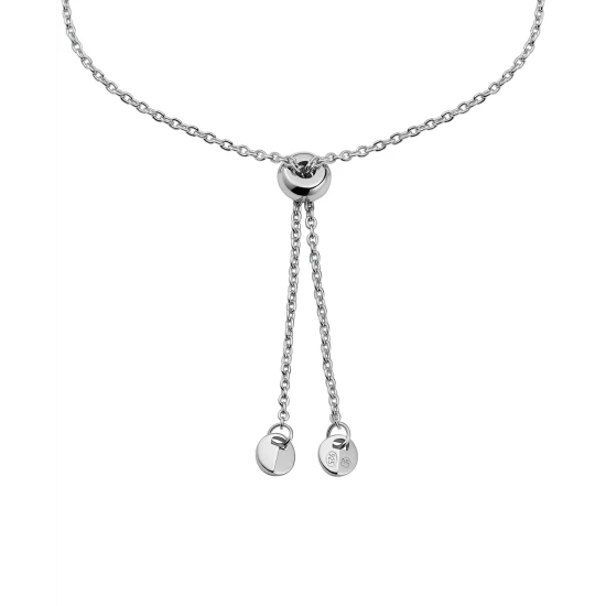 Top 10 โ Michael Kors Two-Tone Sterling Silver Cubic Zirconia & Layered Logo Slider Bracelet Two Tone ๐ - Image 3