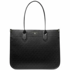 Discount 😍 Michael Kors Signature Heidi Large Tote Black 😍