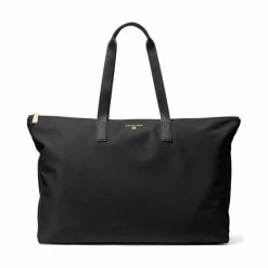 Best reviews of π₯ Michael Kors Jet Set Travel Nylon Packable Tote Black/gold β¨