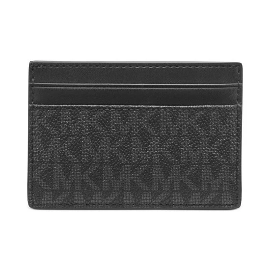 Coupon π Michael Kors Men's Mason Signature Card Case Black π - Image 2
