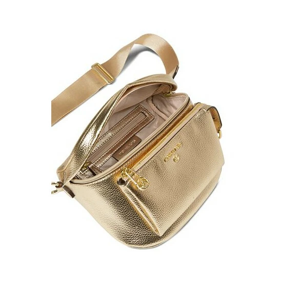 Hot Sale 👍 Michael Kors Slater Fanny Pack Pale Gold ❤️ - Image 2