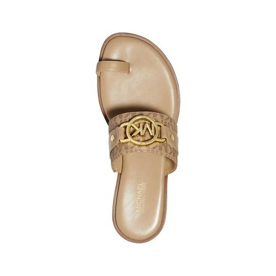 Best deal π₯° Michael Kors π© Women's Rory Flat Thong π©΄ Sandals Camel π₯ - Image 3