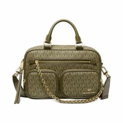 Cheapest โ Michael Kors Signature Elliot Small Utility Camera Messenger Olive ๐