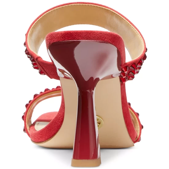 Best Pirce π― Michael Kors π© Women's Clara Embellished π Dress π©΄ Sandals Crimson π - Image 4