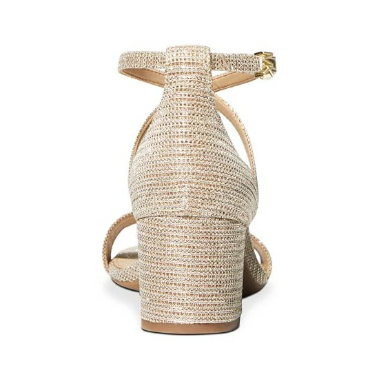 Brand new π Michael Kors π© Women's Serena Flex π Dress π©΄ Sandals Pale Gold 𧨠- Image 3