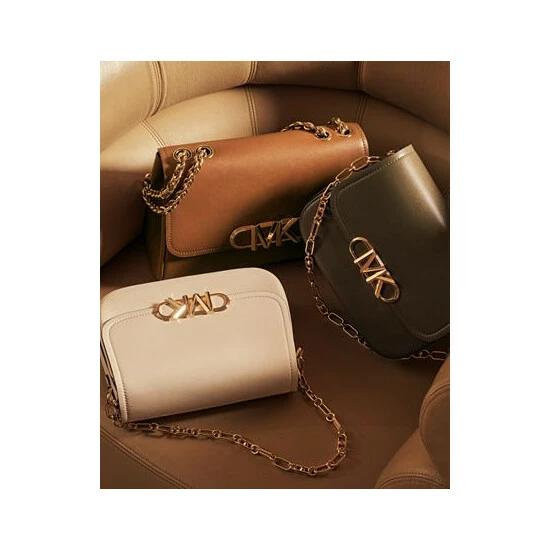 Outlet ๐งจ Michael Kors Leather Parker Convertible Chain Shoulder Bag Luggage ๐ - Image 7