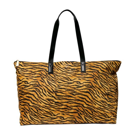 Top 10 🔥 Michael Kors Animal Print Jet Set Travel Packable Tote Marigold 🔥