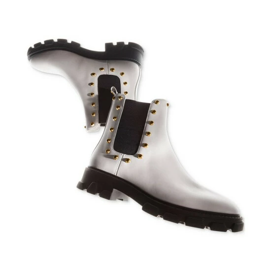 Cheap 🤩 Michael Kors 👩 Women's Ridley Studded Lug-Sole Chelsea Booties Luggage 🥰 - Image 4