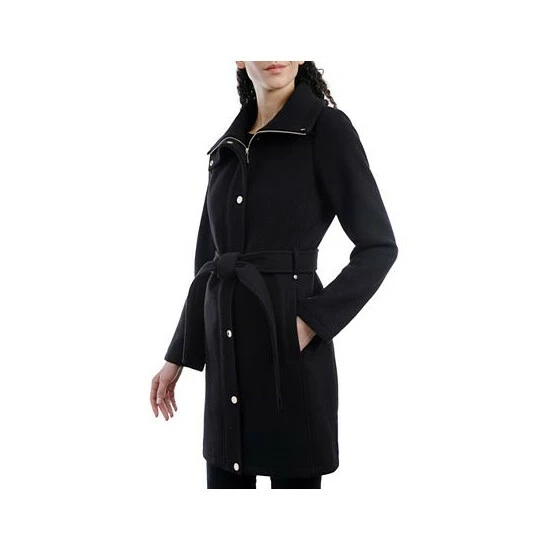 Flash Sale 🔔 Michael Kors Petite Belted 🧥 Coat, Created For Macy's Navy 🤩 - Image 3