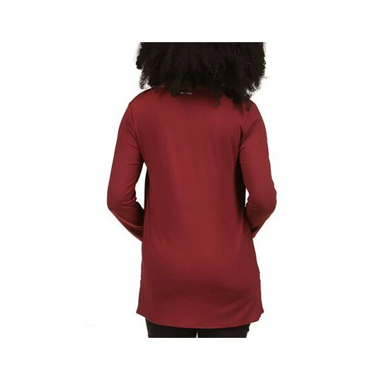 Wholesale ⌛ Michael Kors 👩 Women's Layered-Look Tunic Top, Regular & Petite Sizes Merlot 😍 - Image 2