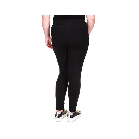 Coupon π Michael Kors Plus Size Cheetah-Striped Leggings Black 𧨠- Image 2