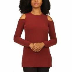 Brand new 😀 Michael Kors Cold-Shoulder Top Merlot 👍