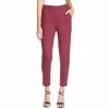 Flash Sale 🎁 Michael Kors Petite Pull-On Straight Leg Pants Merlot 👏