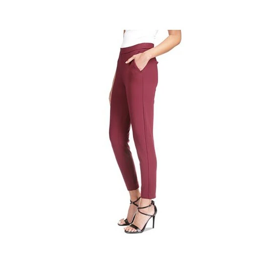 Flash Sale 🎁 Michael Kors Petite Pull-On Straight Leg Pants Merlot 👏 - Image 3