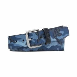 Best deal 🤩 Michael Kors Men's Three-Tone Camouflage Logo Belt Black Mult 💯