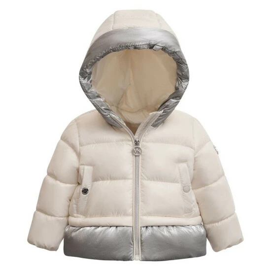 Discount β Michael Kors Baby π§ Girls Heavy Weight Lined Peplum Puffer Jacket Winter White π
