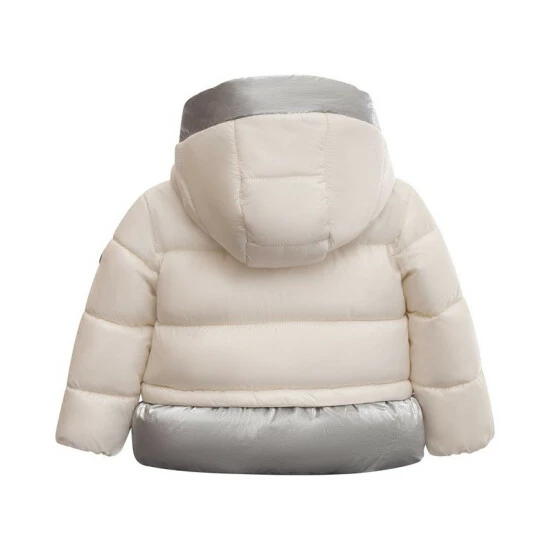 Discount β Michael Kors Baby π§ Girls Heavy Weight Lined Peplum Puffer Jacket Winter White π - Image 2