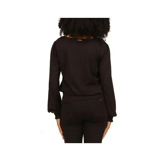 Hot Sale ⌛ Michael Kors 👩 Women's Smocked-Trimmed Top, Regular & Petite Dark Camel ✔️ - Image 2