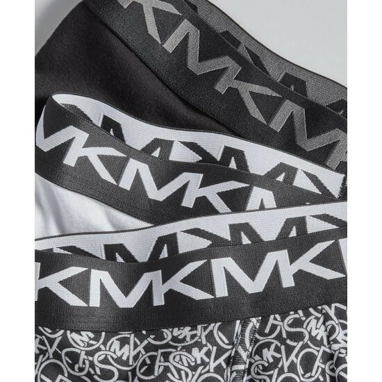 Best deal π Michael Kors Men's 3-Pk. Performance Cotton Low-Rise Briefs Black Multi π - Image 2