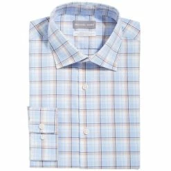 Promo π― Michael Kors Men's Regular-Fit Stretch Performance π Dress π Shirt Tan Multi π
