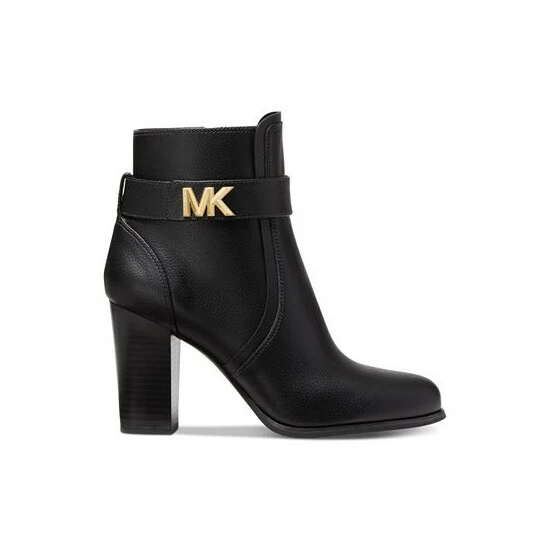 Budget ✔️ Michael Kors 👩 Women's Jilly 👗 Dress Ankle Block Heel 👗 Dress Booties Black 🔔 - Image 2