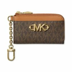 Buy ๐ Michael Kors Signature Piper Card Case Vanilla/acorn ๐ฅ