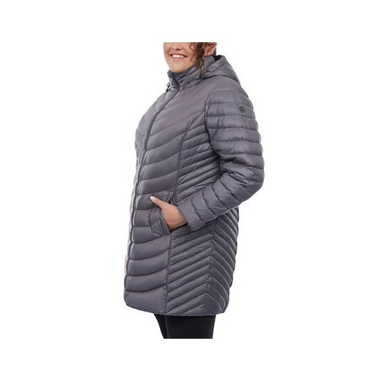 Cheap 🥰 Michael Kors Plus Size Hooded Packable Puffer 🧥 Coat, Created For Macy's Dark Navy 🔥 - Image 3