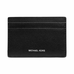 Best Pirce 💯 Michael Kors Men's Mason Saffiano Leather Card Case Black ✨