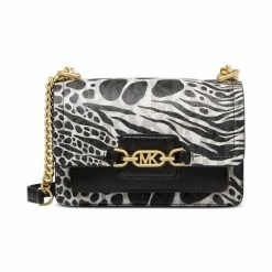 Flash Sale ⭐ Michael Kors Signature Heather Extra Small Crossbody Black Multi 😍