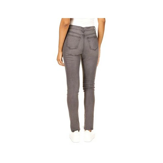 Best Sale 😉 Michael Kors 👩 Women's Selma High Rise Straight Skinny 👖 Jeans, Regular & Petite Dusk Blue Animal 🔥 - Image 2