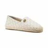 Best deal 😀 Michael Kors 👩 Women's Kendrick Slip-On Espadrille Flats Vanilla Logo 🛒