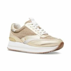 Wholesale π Michael Kors π© Women's Mariah Trainer π Sneakers Pale Gold π§¨