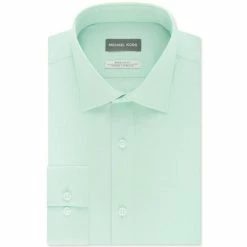 Cheap β¨ Michael Kors Men's Regular Fit Airsoft Stretch Non-Iron Performance Solid π Dress π Shirt Green Frost π₯°