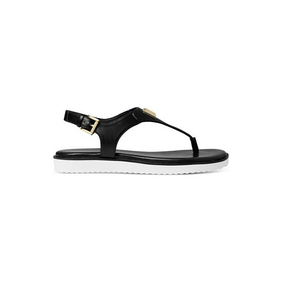Deals 😍 Michael Kors 👩 Women's Jilly Flat 🩴 Sandals Black 😀 - Image 2