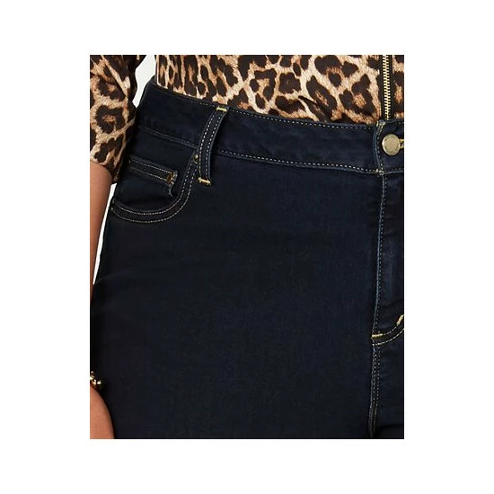 Hot Sale π₯° Michael Kors Plus Size Selma High-Rise Stretch Skinny π Jeans Dark Rinse Wash π - Image 3