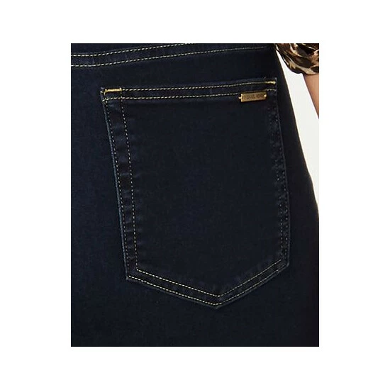 Hot Sale π₯° Michael Kors Plus Size Selma High-Rise Stretch Skinny π Jeans Dark Rinse Wash π - Image 5