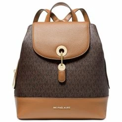 Coupon π Michael Kors Signature Raven π Backpack Brown/acorn/gold π