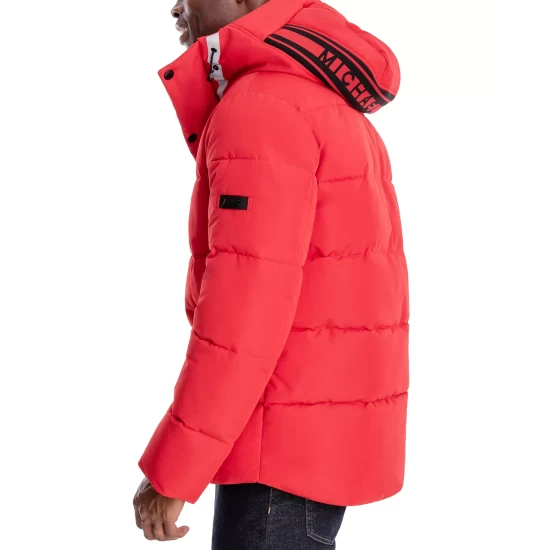 Best Pirce βοΈ Michael Kors π© Women's Plus Size Hooded Packable Down Puffer π§₯ Coat, Created For Macy's Navy 𧨠- Image 3