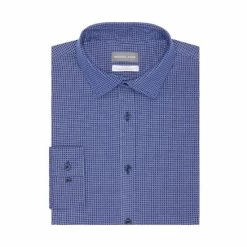 Outlet π Michael Kors Men's Fine Gauge Knit Slim Fit Untucked π Dress π Shirt Navy π