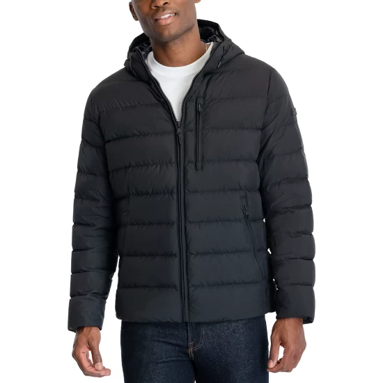 Wholesale 👏 Michael Kors 👩 Women's Faux-Fur-Collar Down Puffer 🧥 Coat Black 🔔 - Image 3